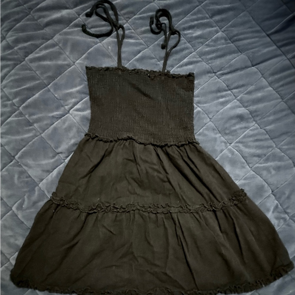 GB Girls Black Textured Dress